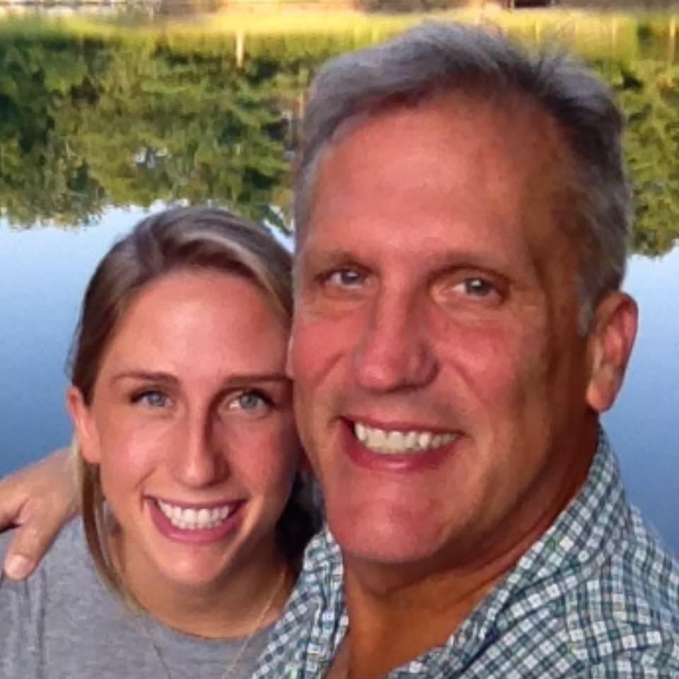 By the lake with Dad